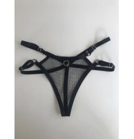 Harness Gümüş Halka Detaylı File Gstring Model Külot