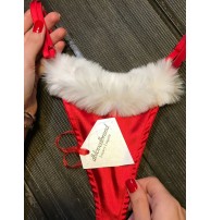 Yeni Yıl, Yılbaşı Konsepti Gstring Kırmızı Külot 